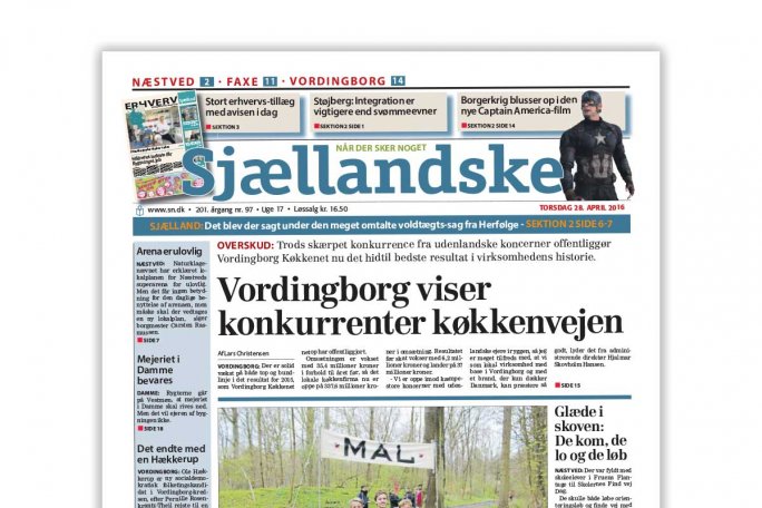 Vordingborg Køkkenet viser køkken vejen