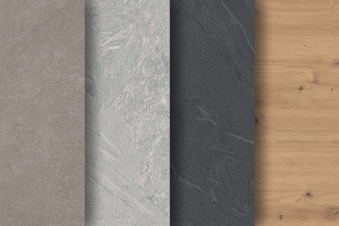 4 varianter af Xtra laminatbordplader