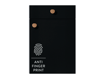 Sort køkkenlåge fra Vordingborg Køkkenet i serien Senso