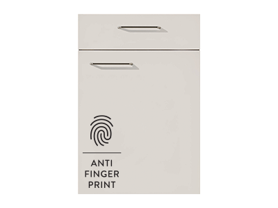 Grå køkkenlåge i serien Softline