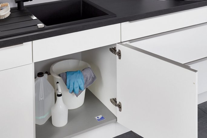 Ingen unødige huller i vaskeskabet