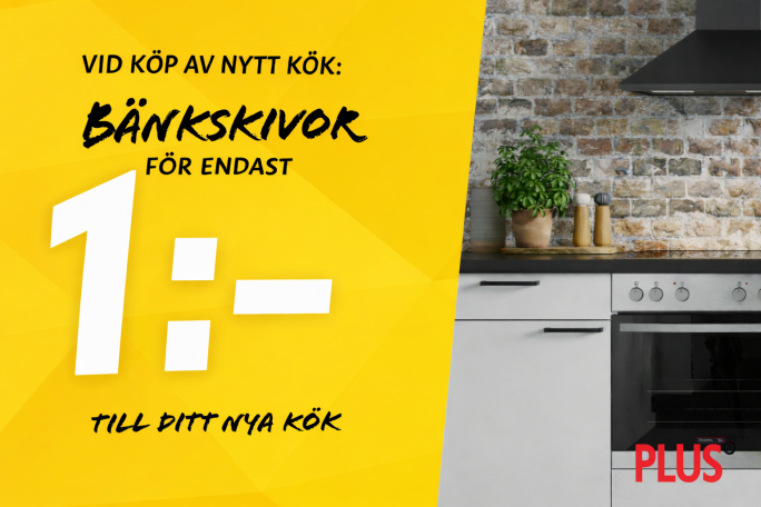 Bänkskivor för endast 1 :- till ditt nya kök