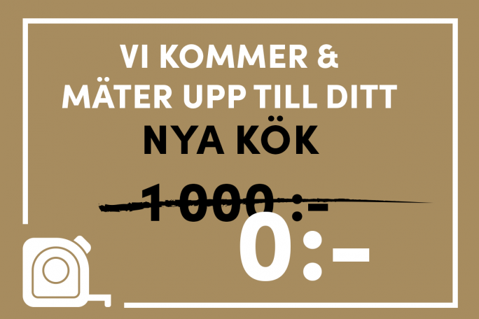 vi kommer och mäter upp till ditt nya kök - 0 :-