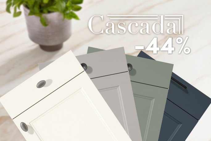 Få 44% på dit nye Cascada-køkken