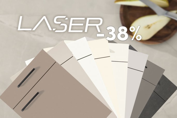 Få 38% på dit nye Laser-køkken