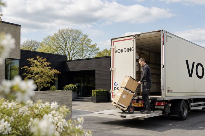 Levering af nyt køkken