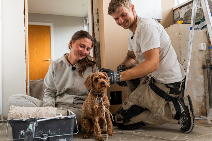 Par med hund fra TV2's Nybyggerne sæson 2026