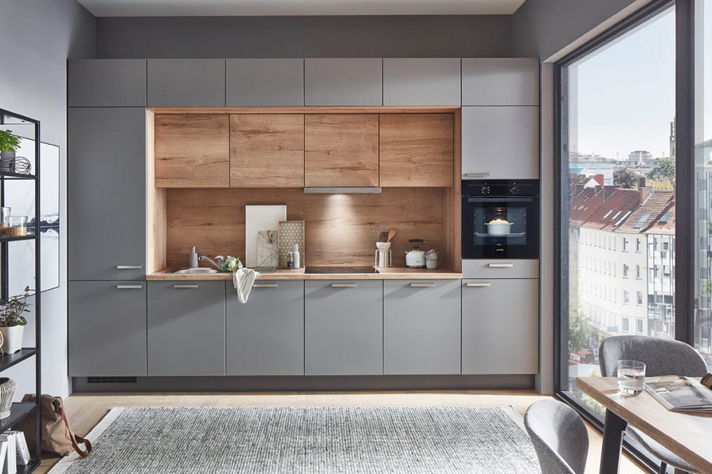 Nordisk køkken med naturtro elementer