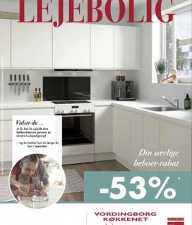 Folder med tilbud på nyt køkken