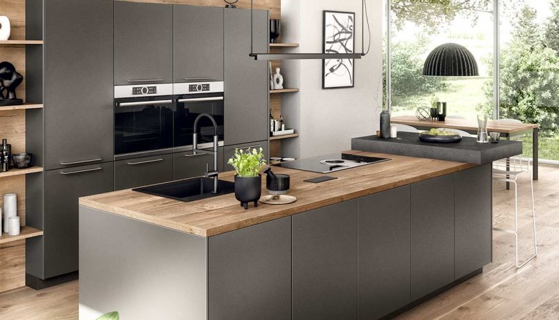 Nyt køkken med køkkenø fra Vordingborg Køkkenet