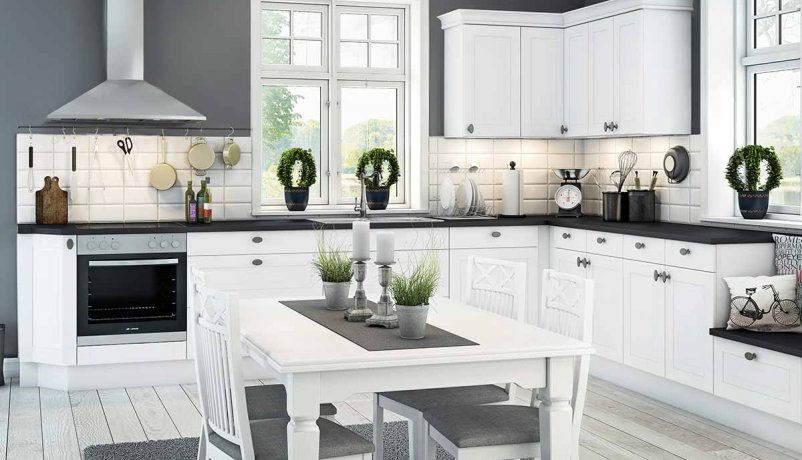 Romantisk fransk landkøkken