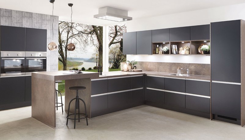 Mørke køkkener kan også give et lækkert look