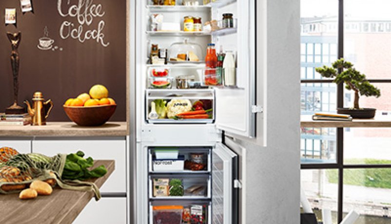 Køl- og fryseskab, nyt køkken, Vordingborg Køkkenet