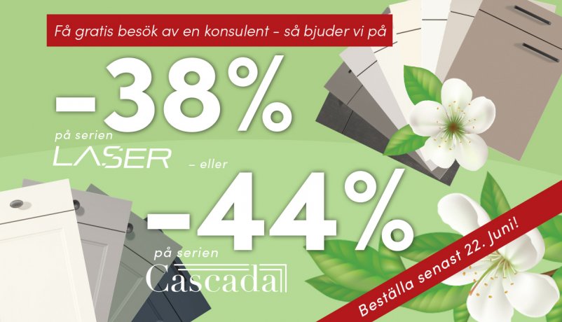 Få gratis besök och få rabatt på Laser och Cascada